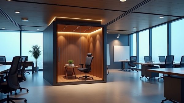 Découvrez les avantages d'une cabine acoustique pour bureaux